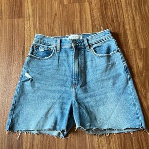 Abercrombie & Fitch mid-length denim shorts